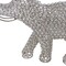 Homeroots Elephant Sculpture, Silver & Faux Crystal 383777 - alternate 4